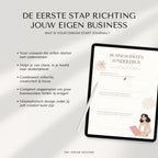Your Dream Start Journal | Voor ondernemers die willen starten!