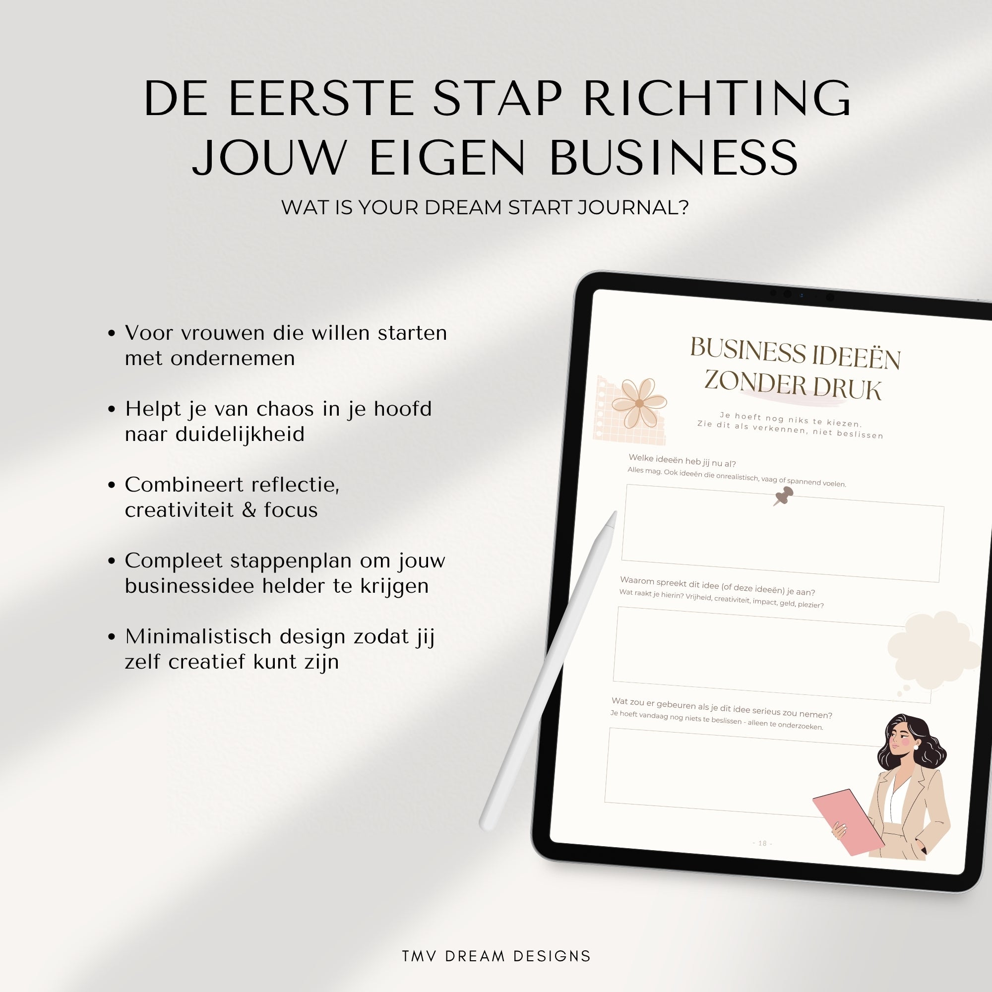 Your Dream Start Journal | Voor ondernemers die willen starten!