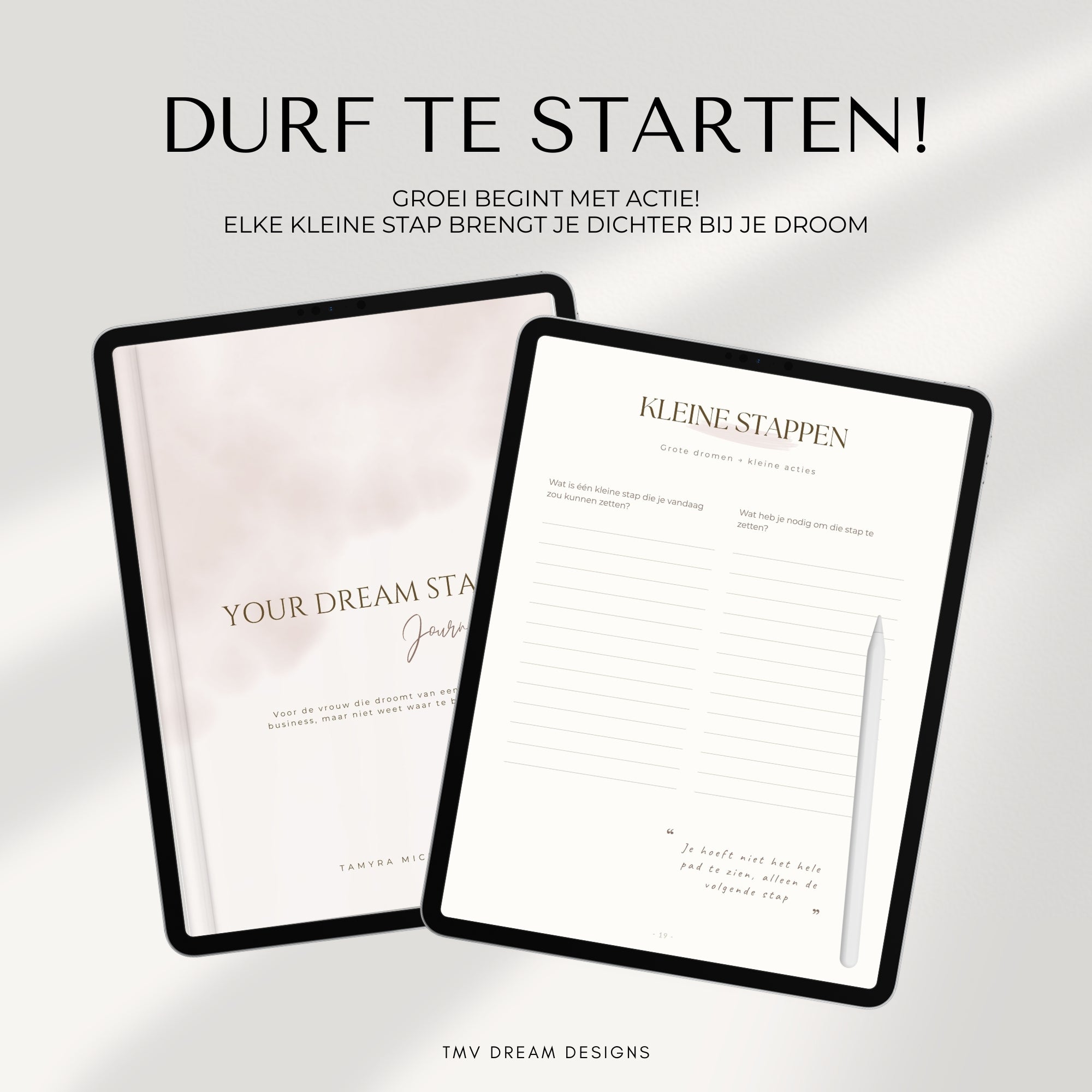 Your Dream Start Journal | Voor ondernemers die willen starten!